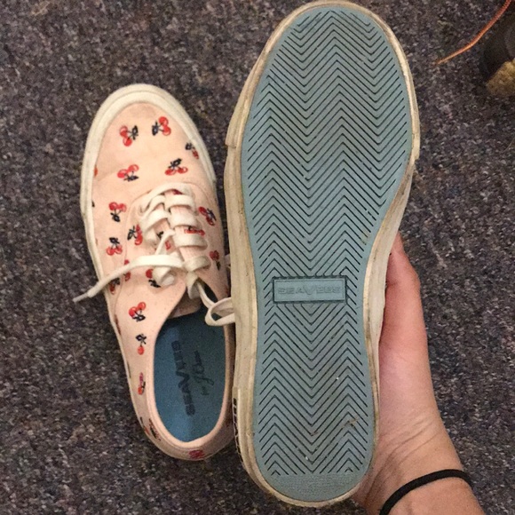 Cherry Seavees x Jcrew Sneakers - Picture 2 of 5
